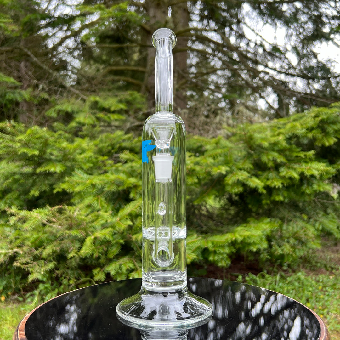 Solid Glass 12" Tornado Bubbler Glass Pipe Solid Glass   