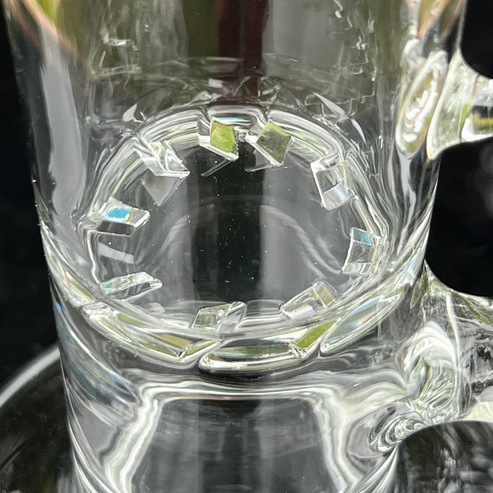 Solid Glass 12" Tornado Bubbler Glass Pipe Solid Glass   