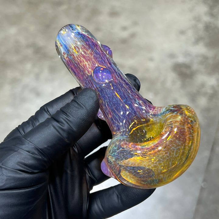 Thick Purple Pipe Glass Pipe Chuck Glass   