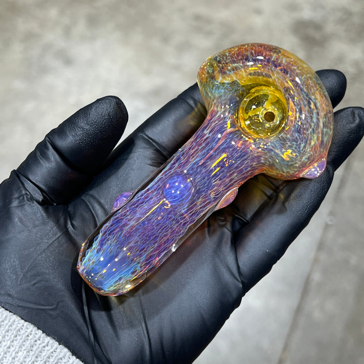 Thick Purple Pipe Glass Pipe Chuck Glass   