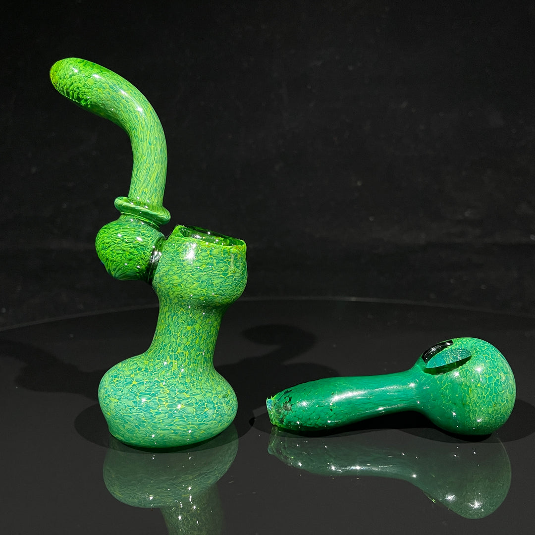 Iguana Glass Bubbler + Iguana Glass Pipe Combo Glass Pipe TG