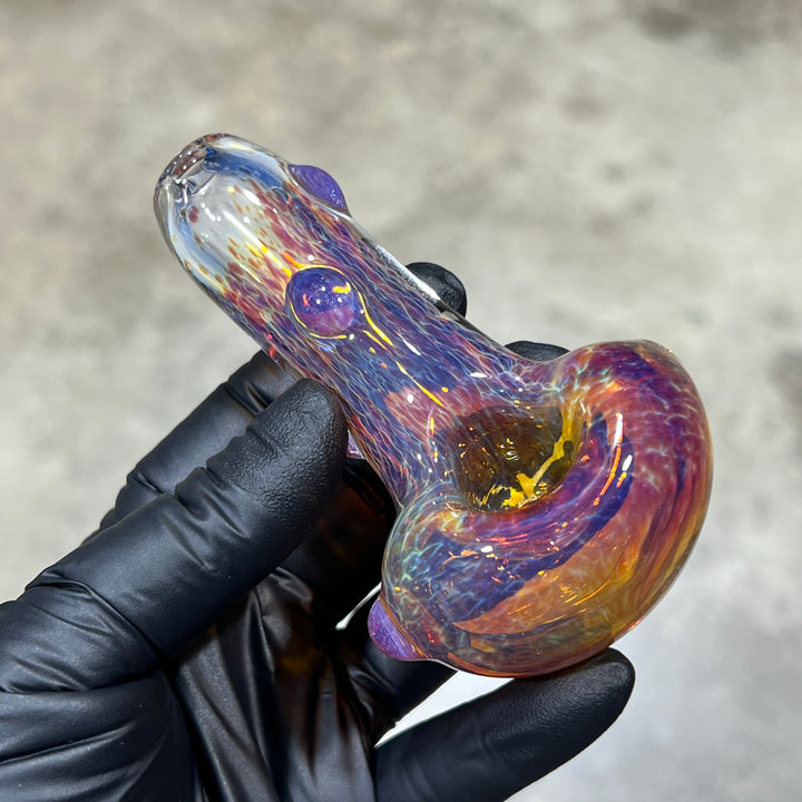 Thick Purple Pipe Glass Pipe Chuck Glass   