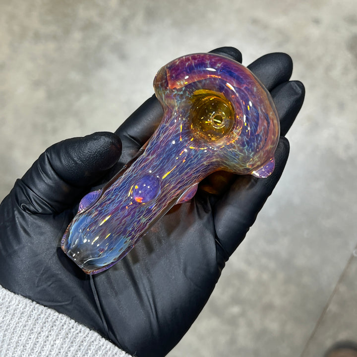 Thick Purple Pipe Glass Pipe Chuck Glass   