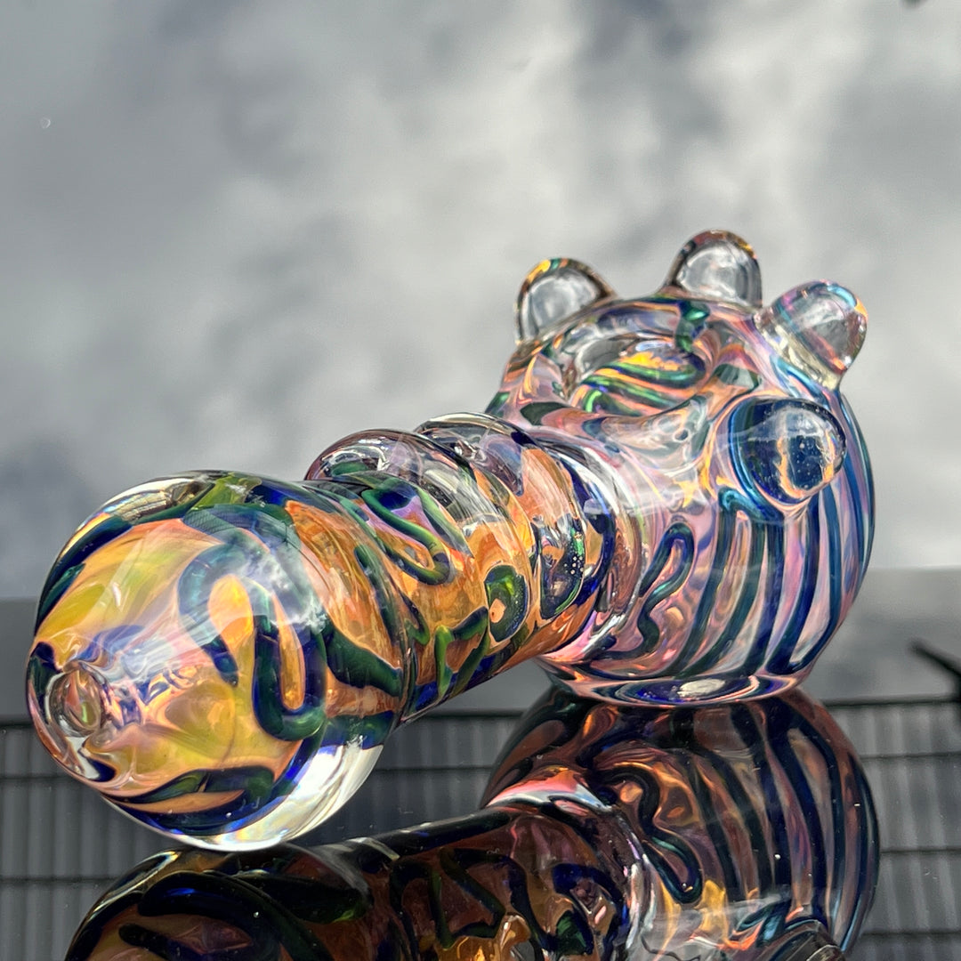 Chunky Marble Pipe Glass Pipe TG   