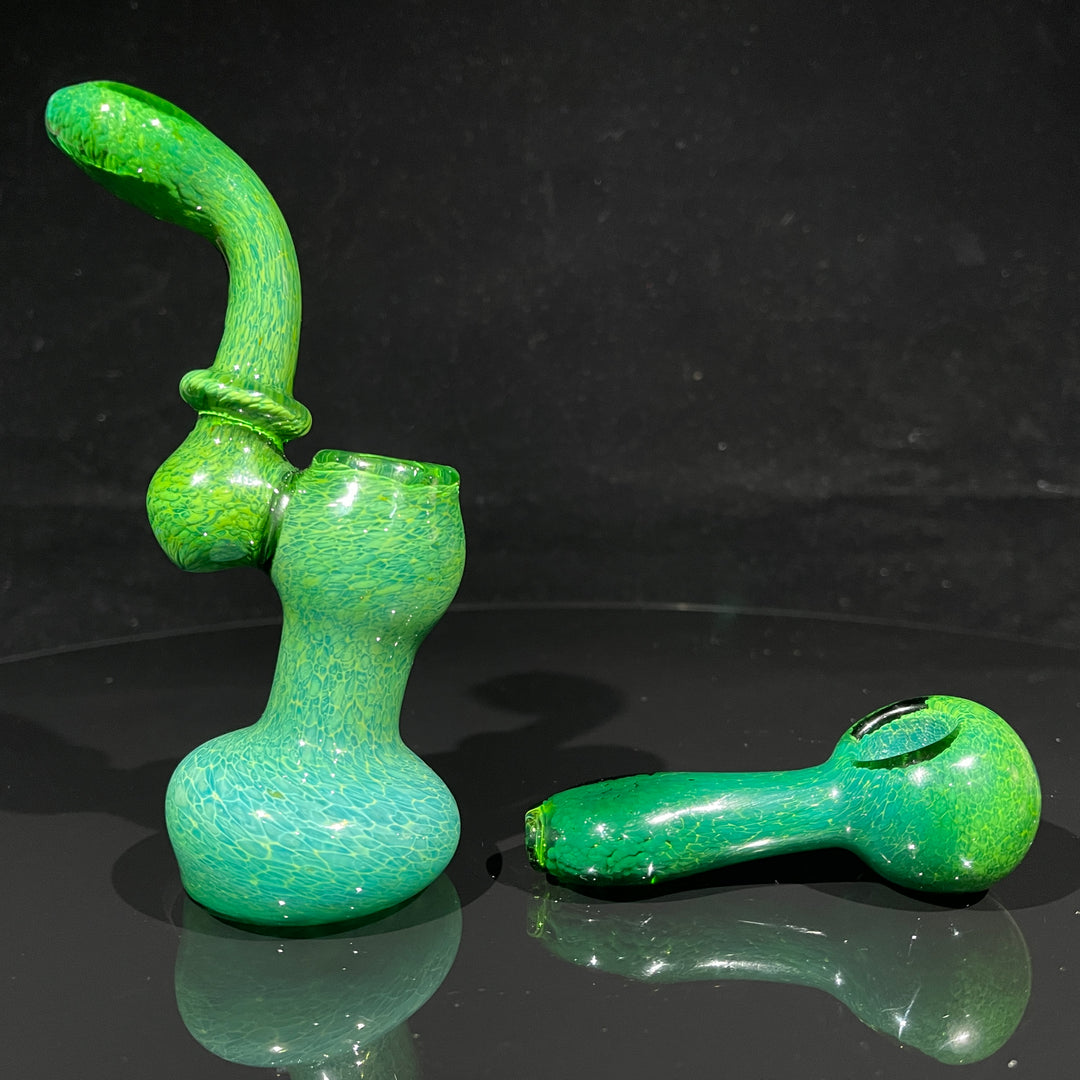 Iguana Glass Bubbler + Iguana Glass Pipe Combo Glass Pipe TG