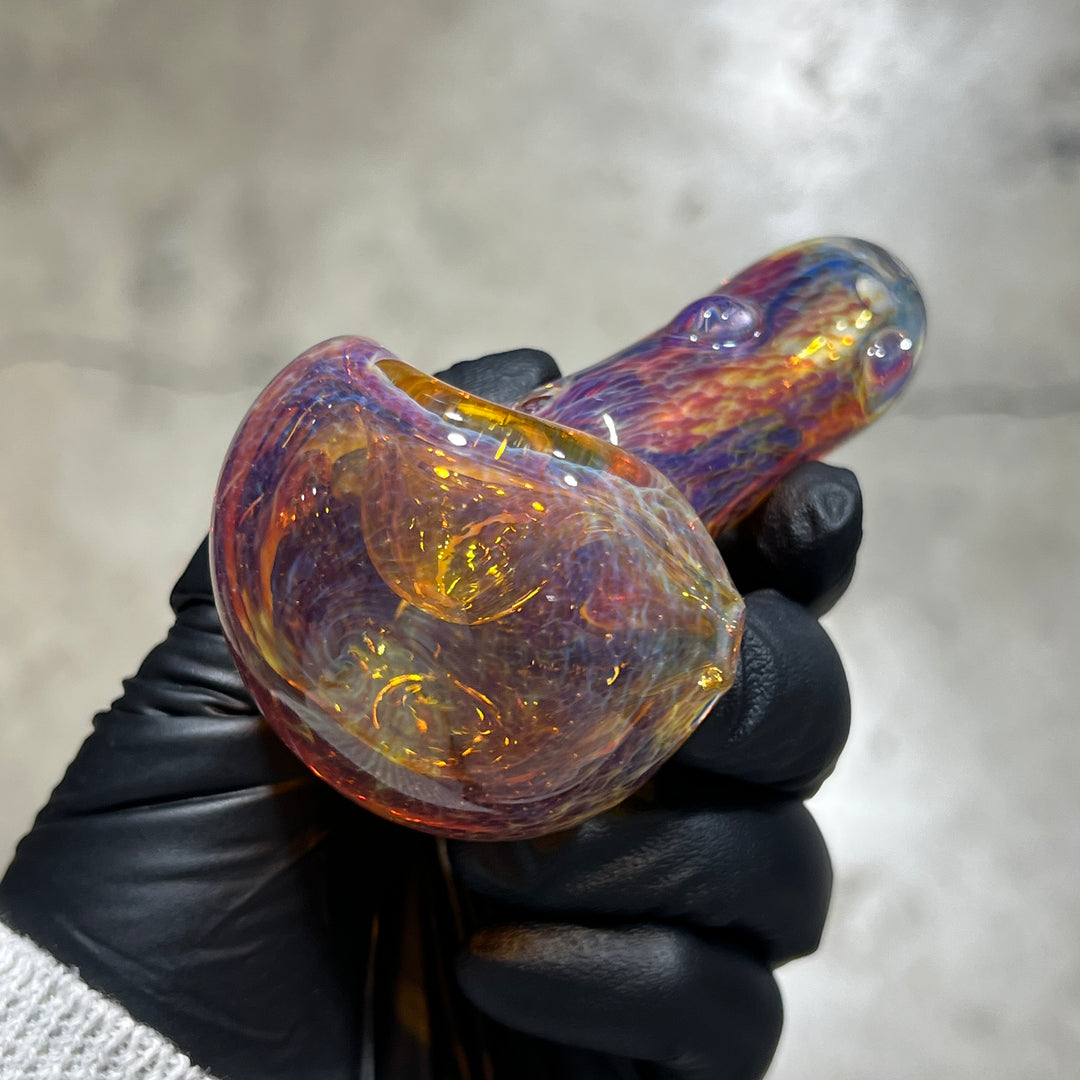 Thick Purple Pipe Glass Pipe Chuck Glass   