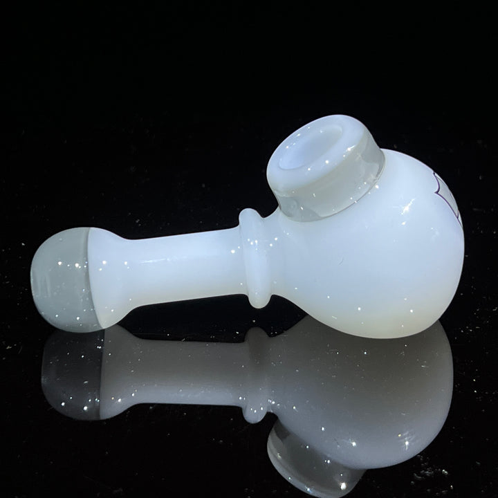 Illadelph Ghost Gray Multi-Hole Spoon Glass Pipe Illadelph Glass   