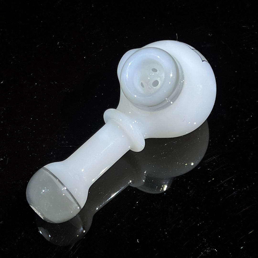 Illadelph Ghost Gray Multi-Hole Spoon Glass Pipe Illadelph Glass   
