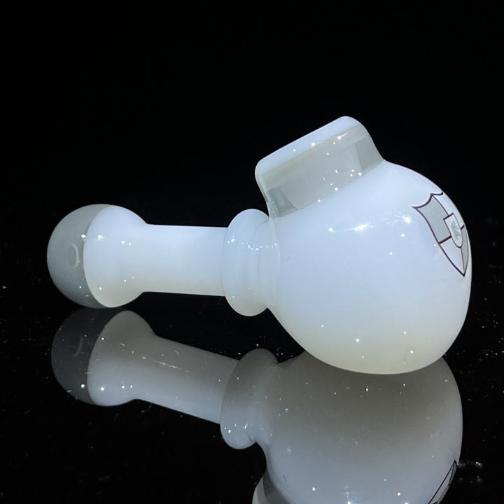 Illadelph Ghost Gray Multi-Hole Spoon Glass Pipe Illadelph Glass   