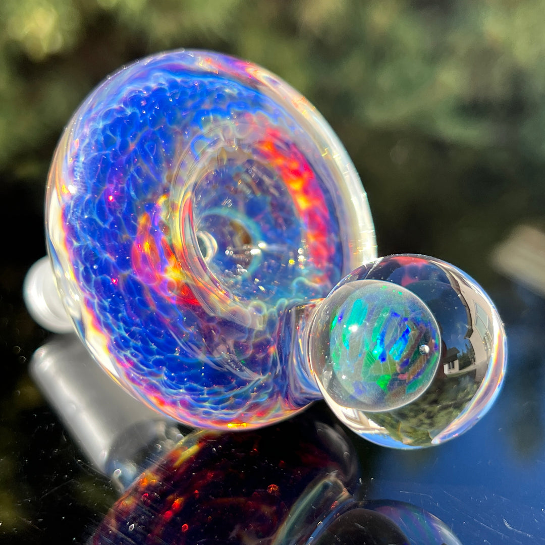 14mm Purple Nebula Black Opal PullSlide Accessory Tako Glass   