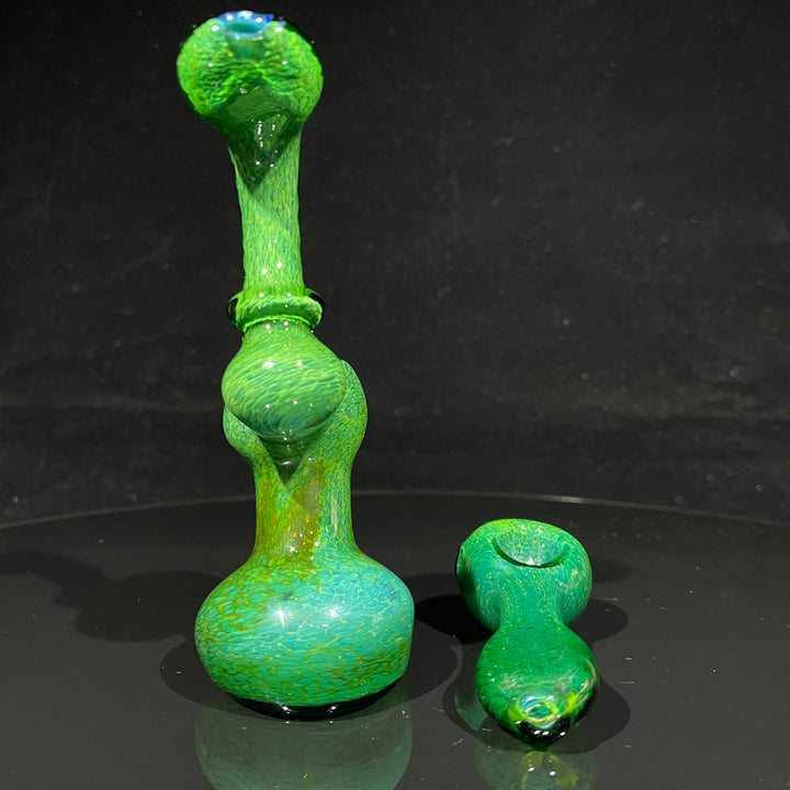 Iguana Glass Bubbler + Iguana Glass Pipe Combo Glass Pipe TG