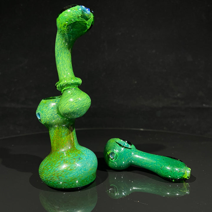 Iguana Glass Bubbler + Iguana Glass Pipe Combo Glass Pipe TG