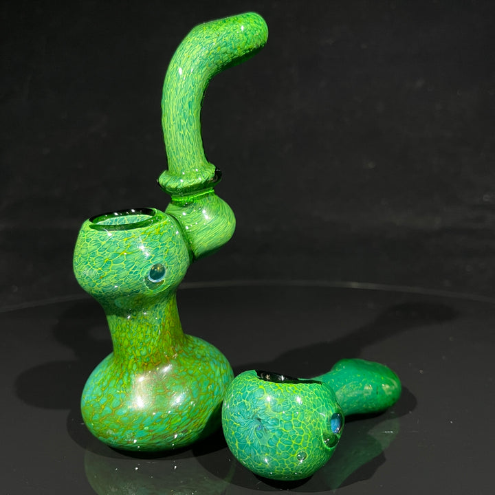 Iguana Glass Bubbler + Iguana Glass Pipe Combo Glass Pipe TG