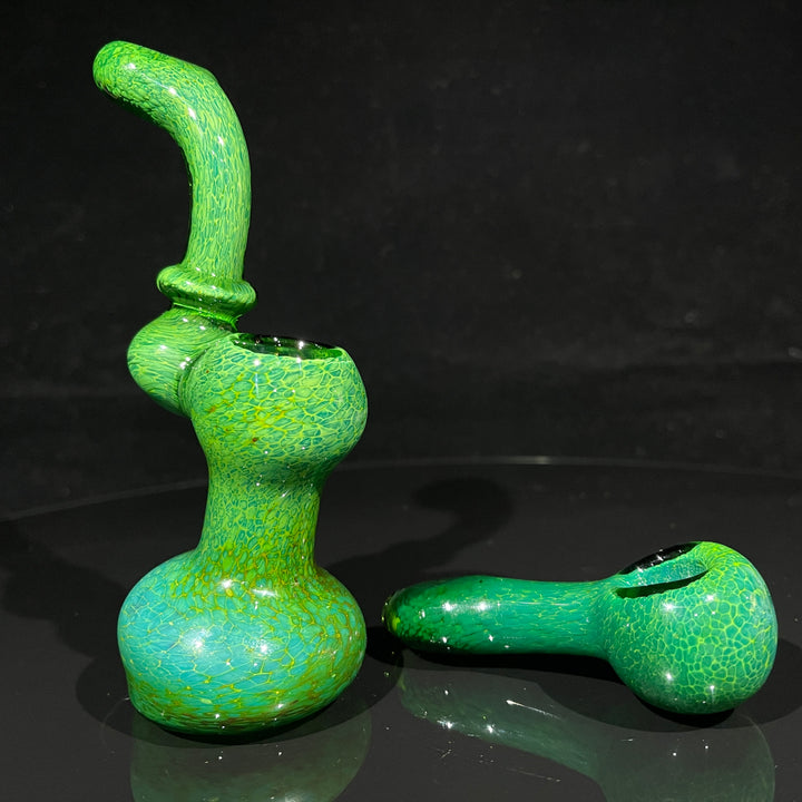 Iguana Glass Bubbler + Iguana Glass Pipe Combo Glass Pipe TG