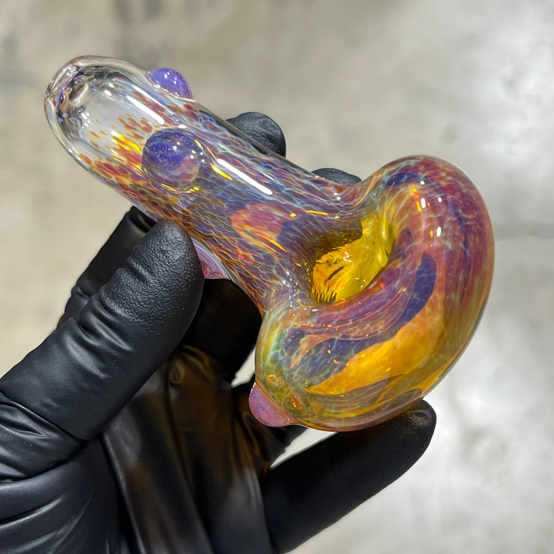 Thick Purple Pipe Glass Pipe Chuck Glass   