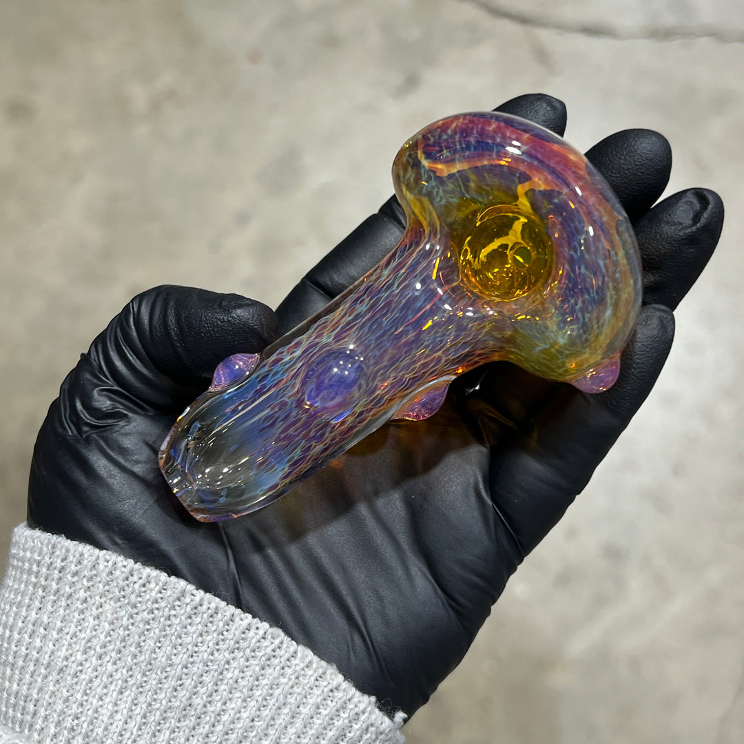 Thick Purple Pipe Glass Pipe Chuck Glass   