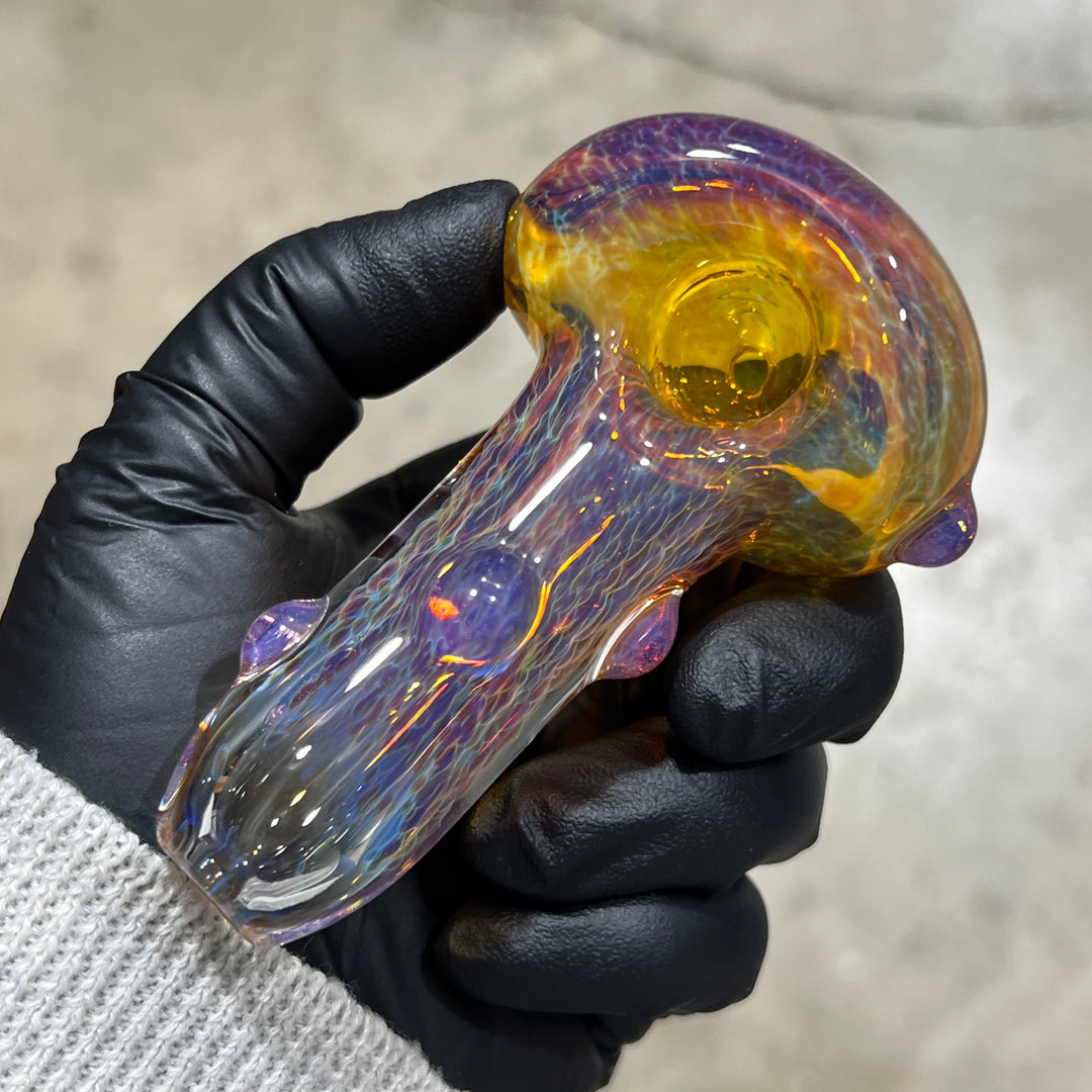 Thick Purple Pipe Glass Pipe Chuck Glass   