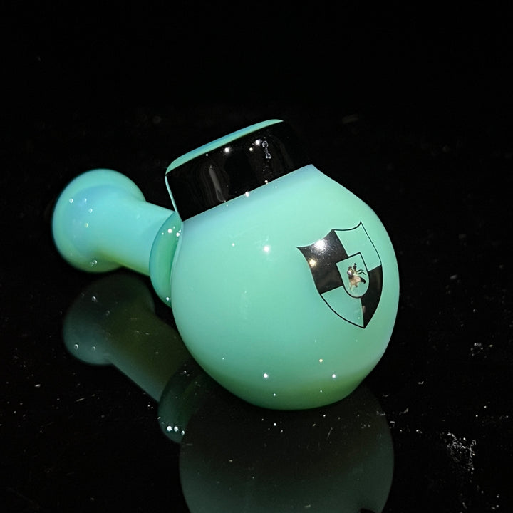 Illadelph Mint Multi-Hole Spoon Glass Pipe Illadelph Glass   