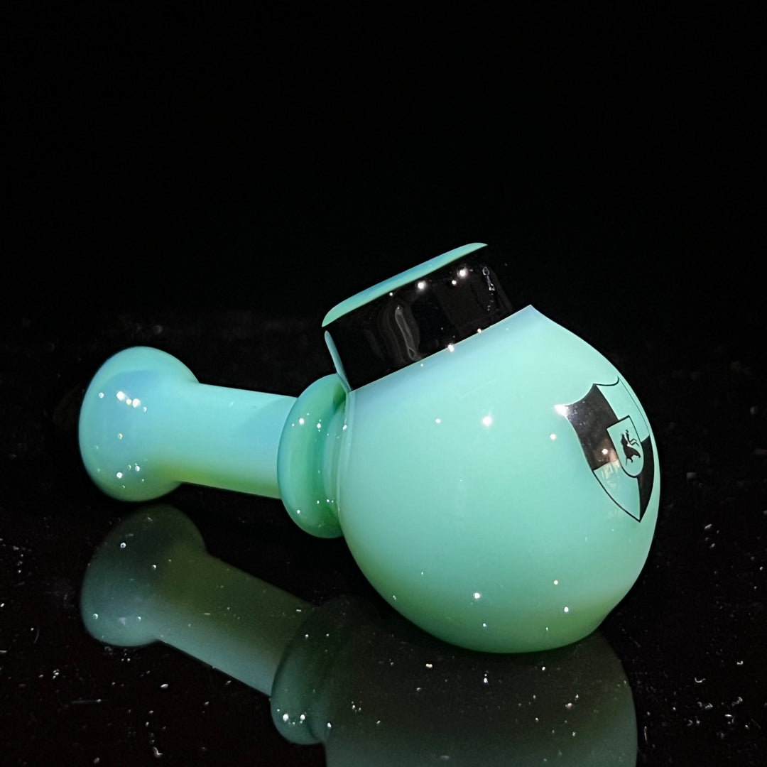 Illadelph Mint Multi-Hole Spoon Glass Pipe Illadelph Glass   