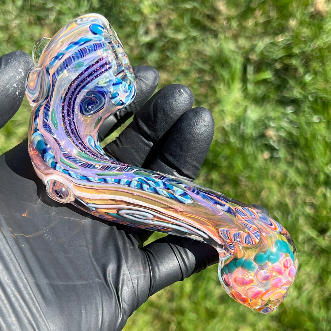 Molten Chaos Sherlock 14 - Lefty Glass Pipe Molten Imagination   