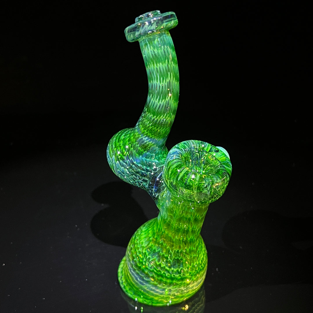 Forest Bubbler with Slyme Carb Glass Pipe Cose Glass   