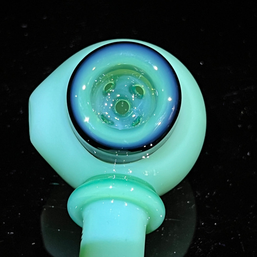 Illadelph Mint Multi-Hole Spoon Glass Pipe Illadelph Glass   