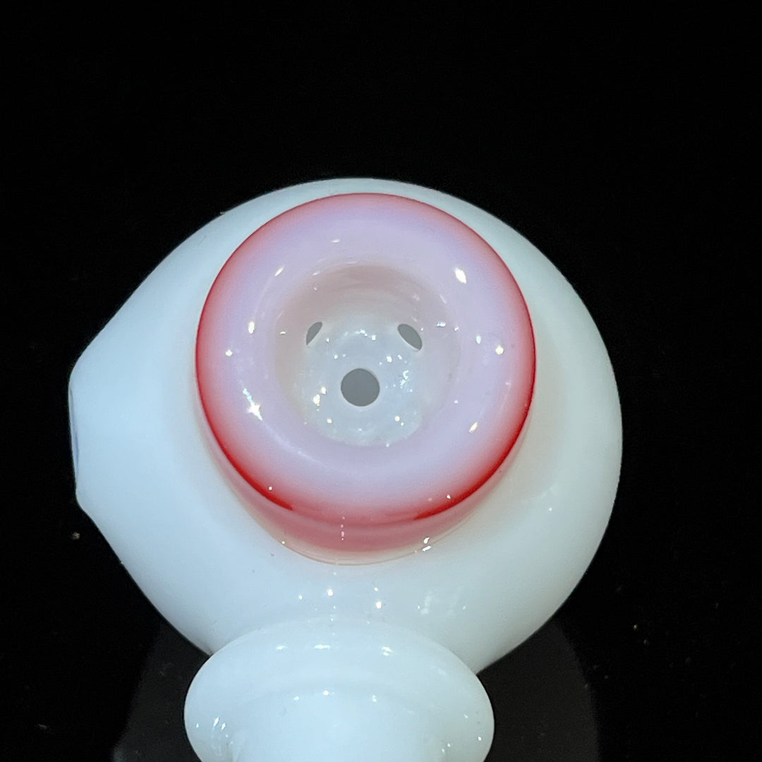 Illadelph Red Multi-Hole Spoon Glass Pipe Illadelph Glass   