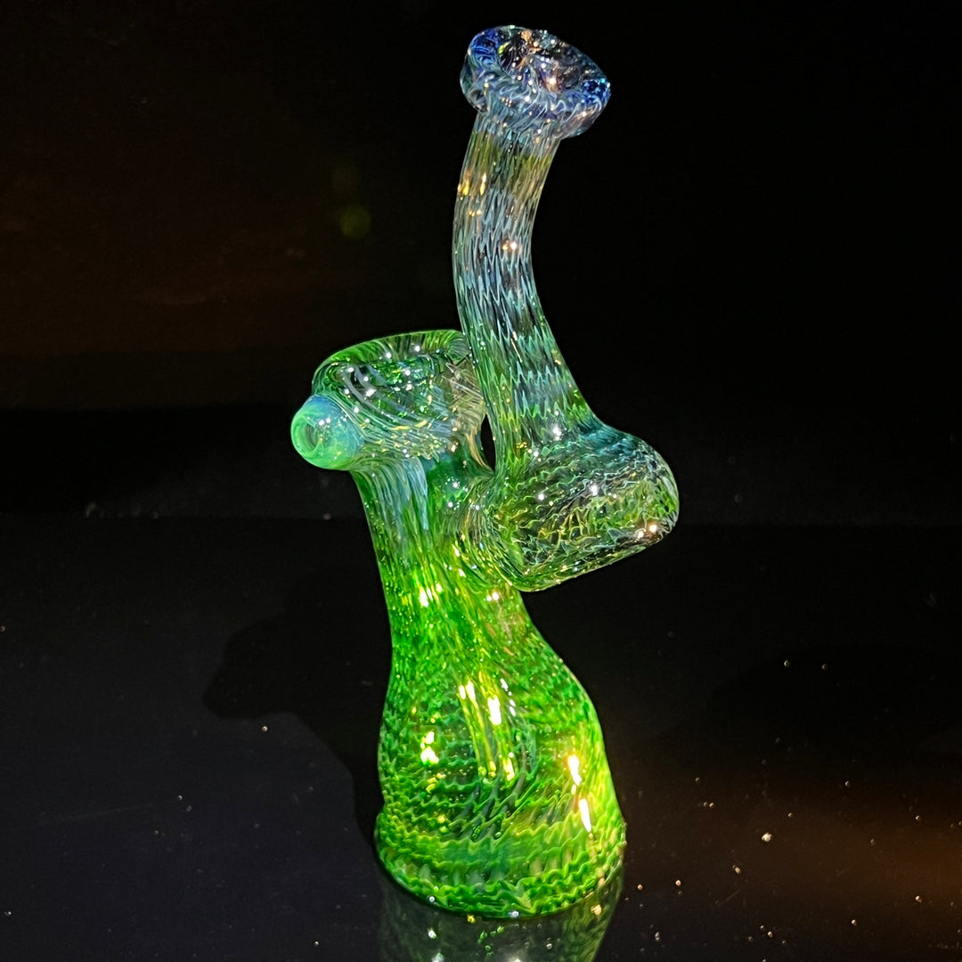 Forest Bubbler with Slyme Carb Glass Pipe Cose Glass   