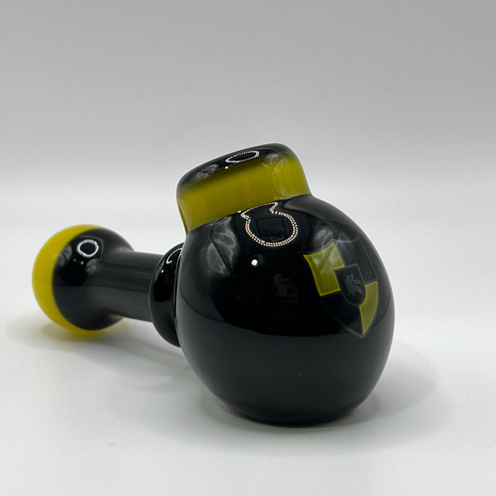 Illadelph Yellow Multi-Hole Spoon Glass Pipe Illadelph Glass   