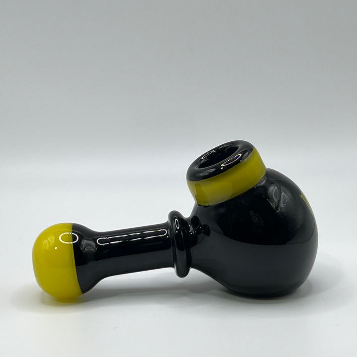 Illadelph Yellow Multi-Hole Spoon Glass Pipe Illadelph Glass   