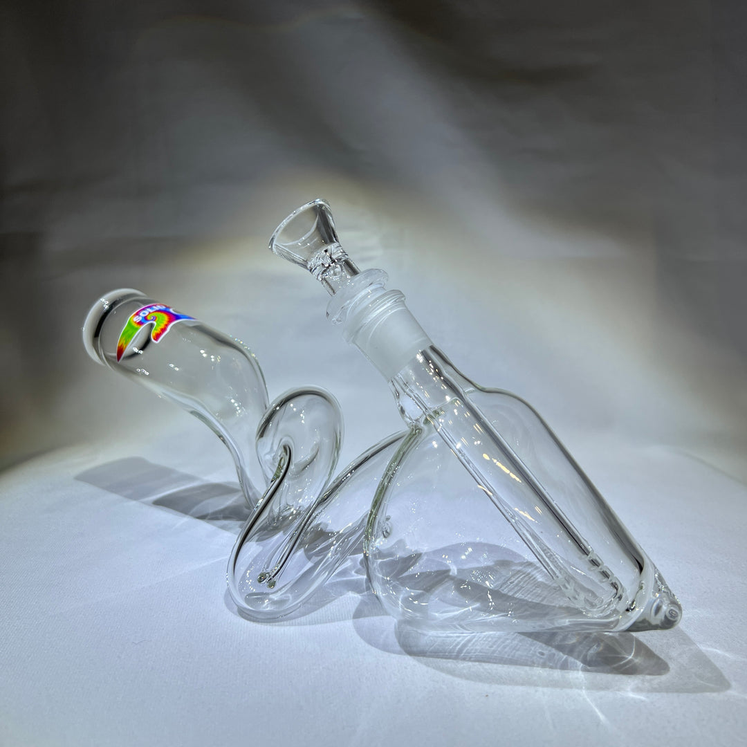 Solid Glass 10" Couch Potato Bong Glass Pipe Solid Glass   