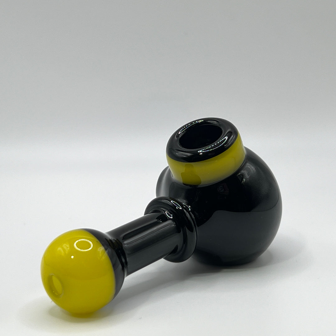 Illadelph Yellow Multi-Hole Spoon Glass Pipe Illadelph Glass   