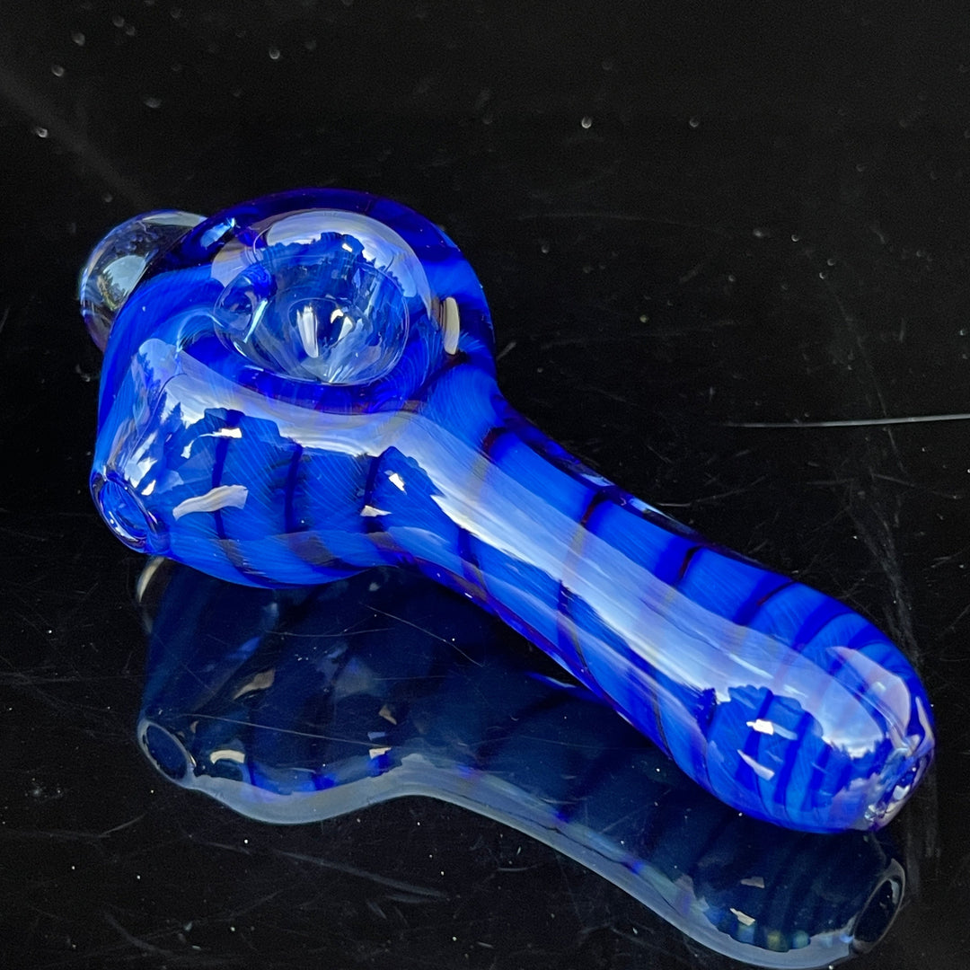 Tahoe Blue Coil Glass Pipe Glass Pipe Schutz Glass   
