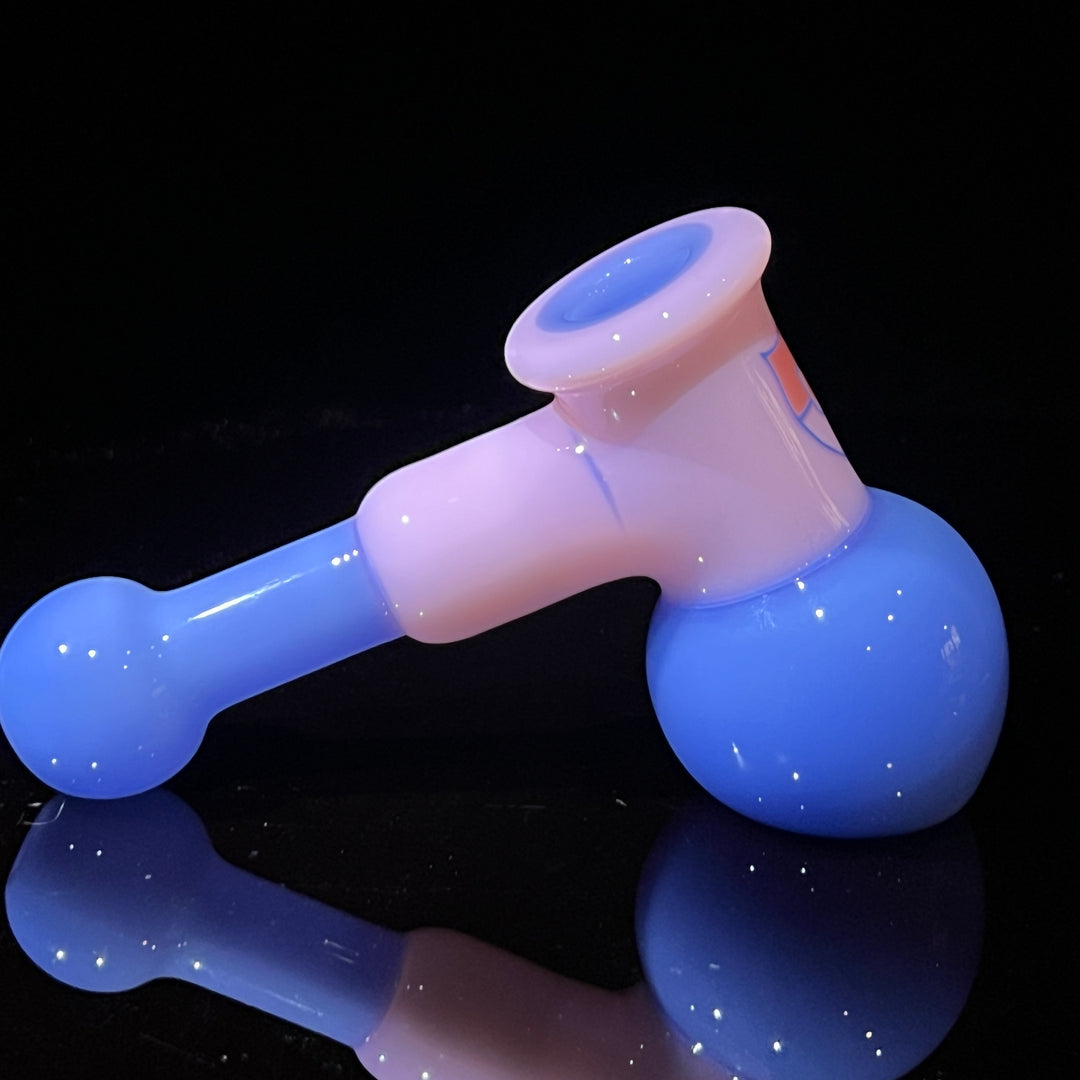 Illadelph Cotton Candy Multi-Hole Hammer Glass Pipe Illadelph Glass   