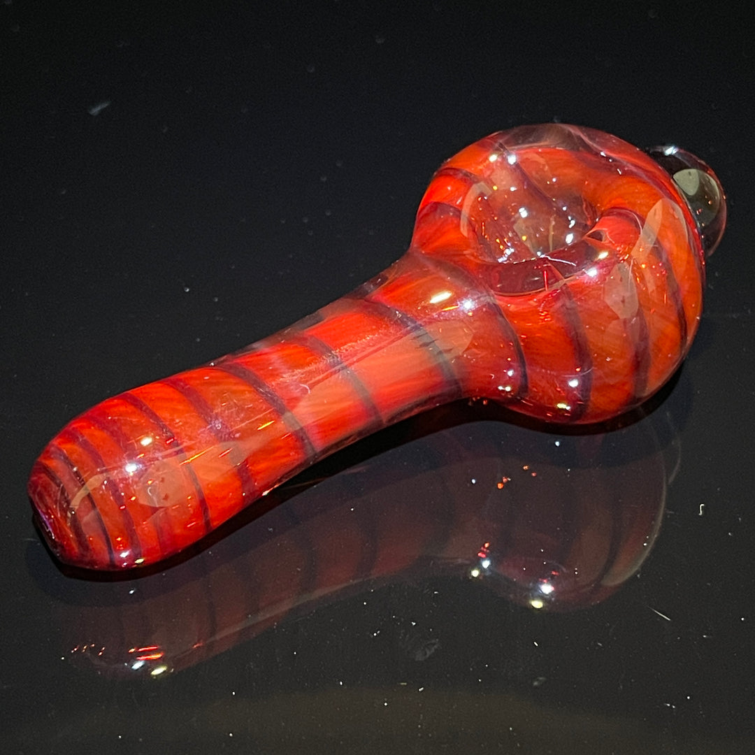 Rose Red Coil Glass Pipe Glass Pipe Schutz Glass   