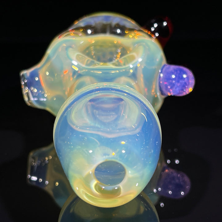 Fumed Honeycomb Spoon Glass Pipe Catfish Glass