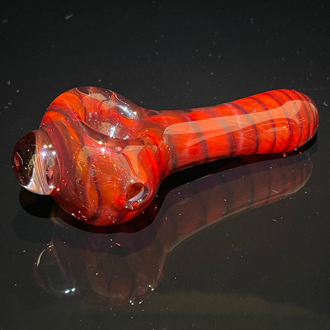Rose Red Coil Glass Pipe Glass Pipe Schutz Glass   