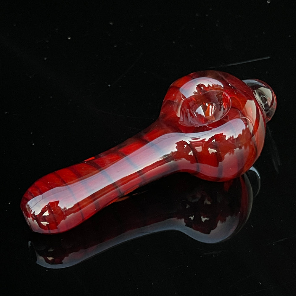 Rose Red Coil Glass Pipe Glass Pipe Schutz Glass   