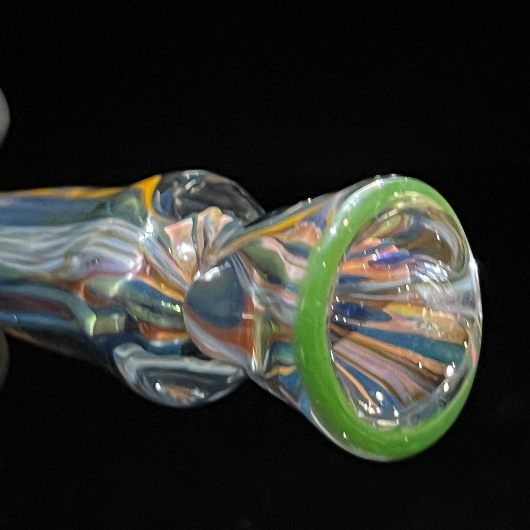 Molten Ribbon Chillum 1 Glass Pipe Molten Imagination   