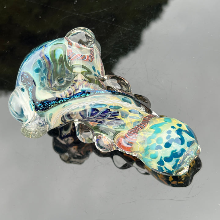 UV Molten Thick and Twisted Pipe Glass Pipe Molten Imagination   