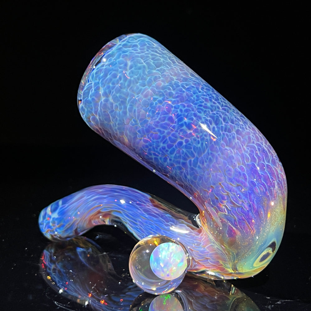 Purple Nebula Opal Sherlock Glass Pipe Tako Glass   