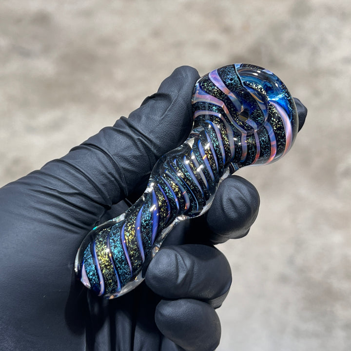 Dichro 4 Strip Glass Pipe 11 Glass Pipe Tiny Mike   