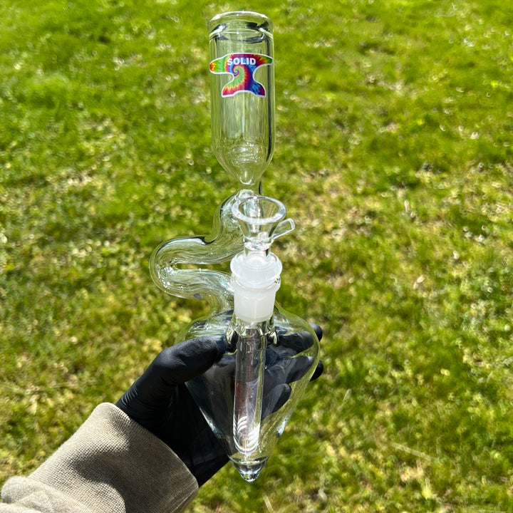 Solid Glass 10" Couch Potato Bong Glass Pipe Solid Glass   