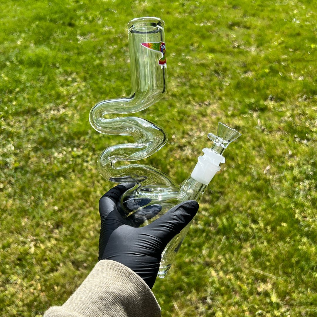 Solid Glass 10" Couch Potato Bong Glass Pipe Solid Glass   