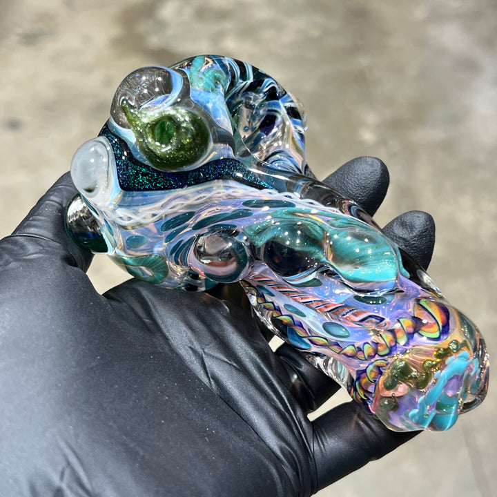 Molten Thick and Twisted Pipe Glass Pipe Molten Imagination   