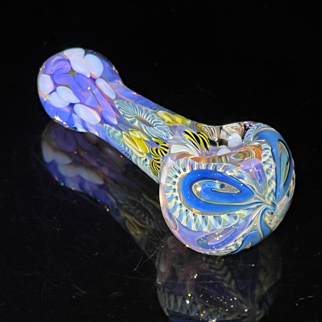 Color Inside Out Spoon 1 Glass Pipe Tiny Mike   