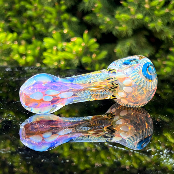 Color Inside Out Spoon 1 Glass Pipe Tiny Mike   