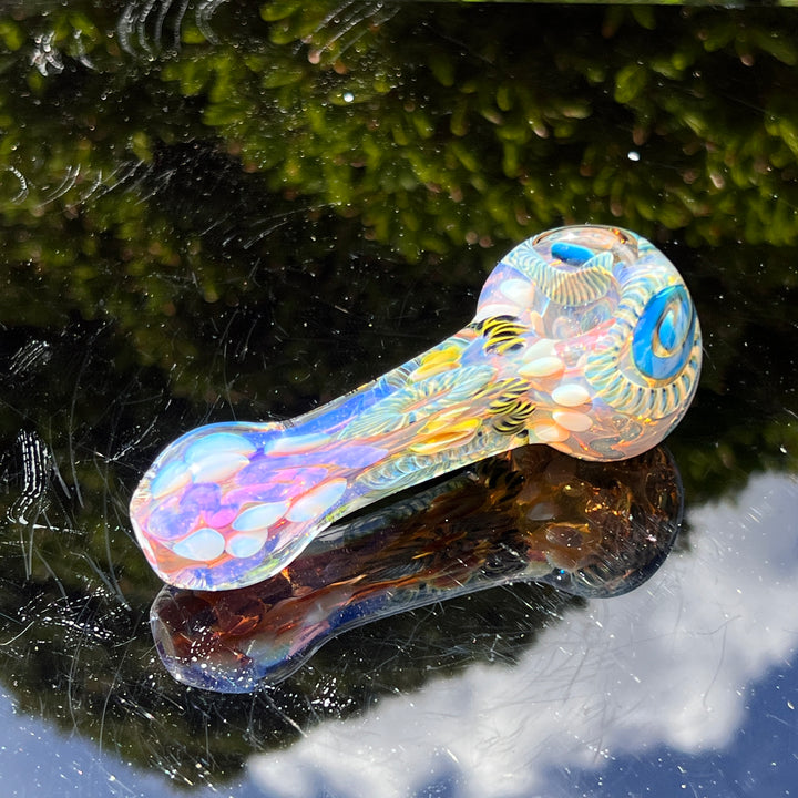 Color Inside Out Spoon 1 Glass Pipe Tiny Mike   