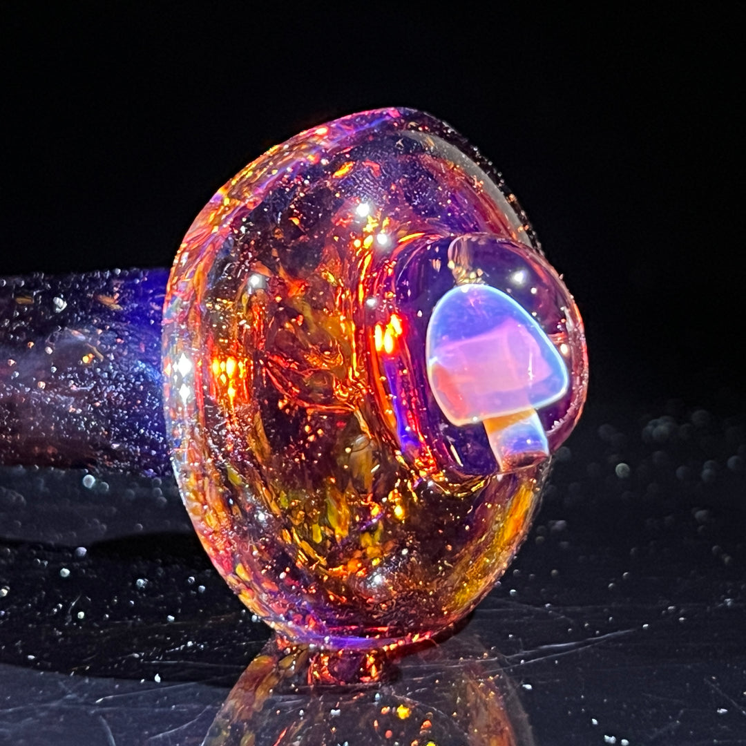 Mushroom Purple Magic Pipe Glass Pipe Beezy Glass   