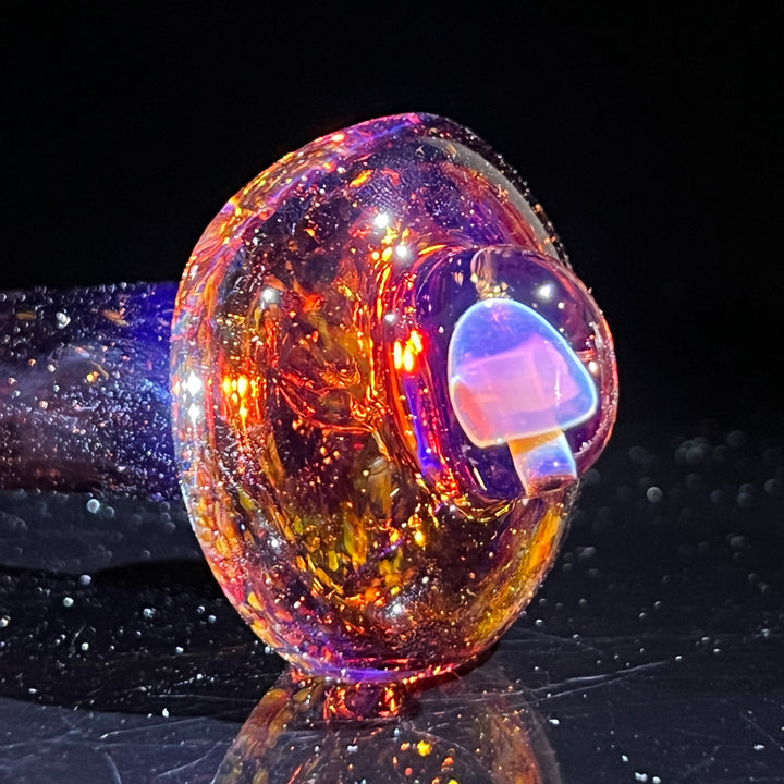 Mushroom Purple Magic Pipe Glass Pipe Beezy Glass   